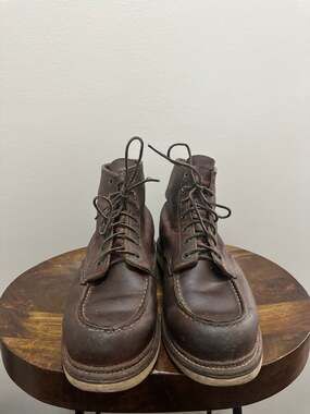 Red Wing Heritage 8138 Classic Moc Toe Boots Briar Oil Slick Size 10.5D